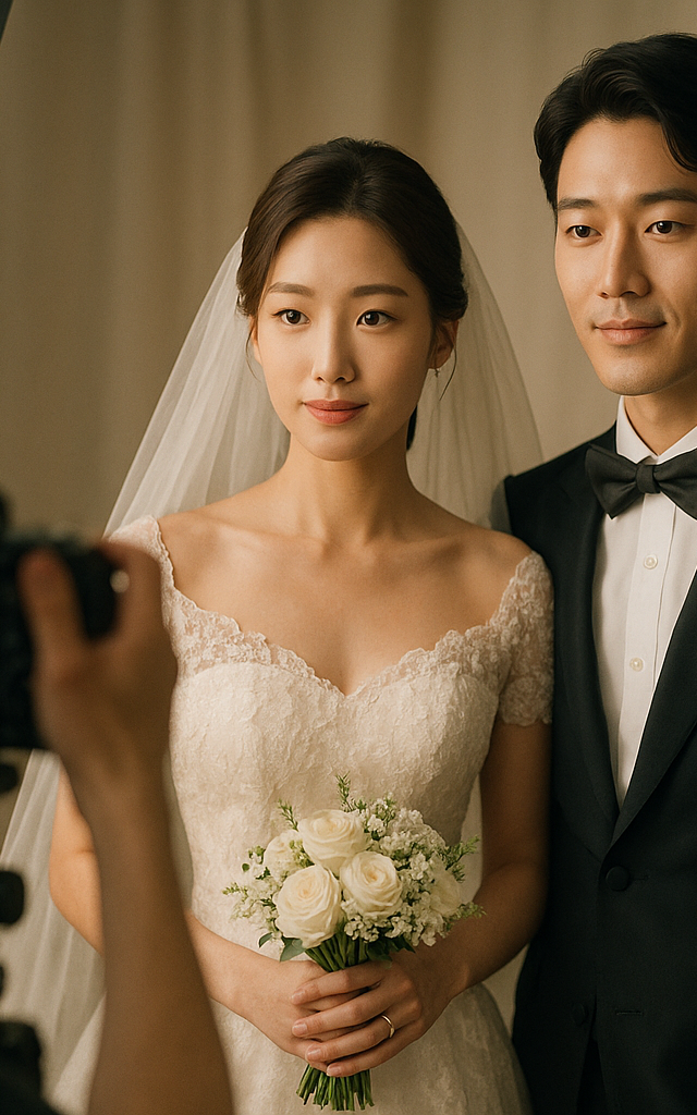 웨딩 스튜디오 촬영 총정리 | 리허설 촬영 시간·의상 벌수·원본과 수정본 기준 (2026)