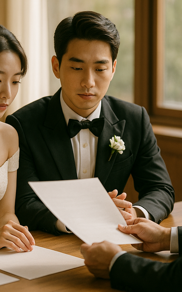 웨딩 촬영 완전가이드 (2026) — 스튜디오·야외 스냅 선택부터 원본·수정본 계약, 촬영 당일 준비물까지 총정리